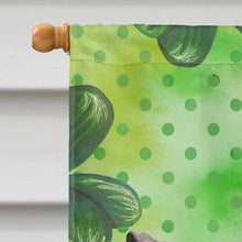 Load image into Gallery viewer, Black and Tan Dachshund St. Patrick's Flag Canvas House Size BB9545CHF