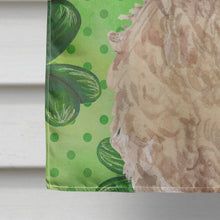 Load image into Gallery viewer, Champagne Cockapoo St. Patrick's Flag Canvas House Size BB9550CHF