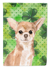 Load image into Gallery viewer, Chihuahua St. Patrick's Flag Canvas House Size BB9551CHF