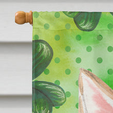Load image into Gallery viewer, Corgi St. Patrick's Flag Canvas House Size BB9554CHF