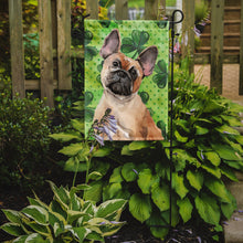 Load image into Gallery viewer, Fawn French Bulldog St. Patrick's Garden Flag - Outdoor Decorative Yard Flag BB9557GF