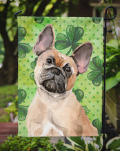 Load image into Gallery viewer, Fawn French Bulldog St. Patrick's Garden Flag - Outdoor Decorative Yard Flag BB9557GF