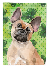 Load image into Gallery viewer, Fawn French Bulldog St. Patrick's Garden Flag - Outdoor Decorative Yard Flag BB9557GF