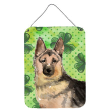 Load image into Gallery viewer, German Shepherd St. Patrick's Wall or Door Hanging Prints BB9558DS1216