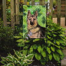Load image into Gallery viewer, German Shepherd St. Patrick's Garden Flag - Outdoor Decorative Yard Flag BB9558GF
