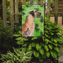 Load image into Gallery viewer, Fawn Natural Great Dane St. Patrick's Garden Flag - Outdoor Decorative Yard Flag