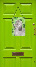 Load image into Gallery viewer, Grey Standard Poodle St. Patrick's Wall or Door Hanging Prints BB9560DS1216