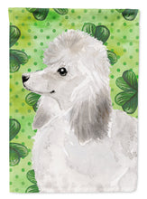Load image into Gallery viewer, White Standard Poodle St. Patrick's Flag Canvas House Size BB9561CHF