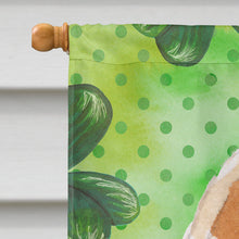 Load image into Gallery viewer, Yellow Labrador #2 St. Patrick's Flag Canvas House Size BB9563CHF