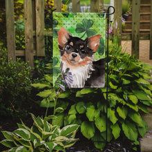 Load image into Gallery viewer, Long Haired Chihuahua St. Patrick's Garden Flag - Outdoor Decorative Yard Flag BB9564GF