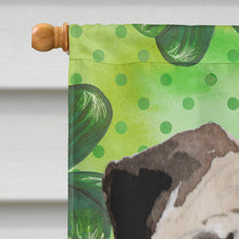 Load image into Gallery viewer, Fawn Pug St. Patrick's Flag Canvas House Size BB9566CHF