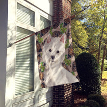 Load image into Gallery viewer, Westie Pine Cones Flag Canvas House Size BB9569CHF