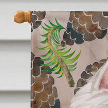 Load image into Gallery viewer, Westie Pine Cones Flag Canvas House Size BB9569CHF