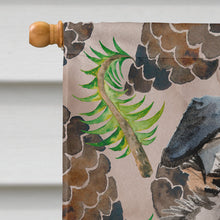 Load image into Gallery viewer, Australian Shepherd Pine Cones Flag Canvas House Size BB9572CHF