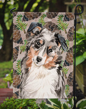 Load image into Gallery viewer, Australian Shepherd Pine Cones Garden Flag - Outdoor Decorative Yard Flag BB9572GF