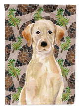 Load image into Gallery viewer, Yellow Labrador Pine Cones Garden Flag - Outdoor Decorative Yard Flag BB9576GF