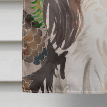 Load image into Gallery viewer, Tricolor Cavalier Spaniel Pine Cones Flag Canvas House Size BB9577CHF