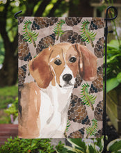 Load image into Gallery viewer, Beagle Pine Cones Garden Flag - Outdoor Decorative Yard Flag BB9579GF