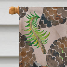Load image into Gallery viewer, Red Tan Dachshund Pine Cones Flag Canvas House Size BB9581CHF