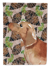 Load image into Gallery viewer, Red Tan Dachshund Pine Cones Garden Flag - Outdoor Decorative Yard Flag BB9581GF
