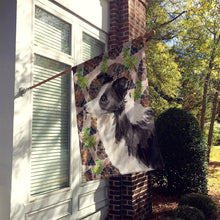 Load image into Gallery viewer, Border Collie Pine Cones Flag Canvas House Size BB9583CHF