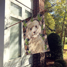 Load image into Gallery viewer, Champagne Cockapoo Pine Cones Flag Canvas House Size BB9585CHF