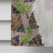 Load image into Gallery viewer, Corgi Pine Cones Flag Canvas House Size BB9589CHF