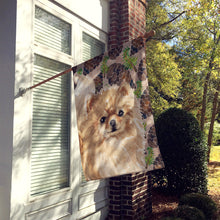 Load image into Gallery viewer, Pomeranian Pine Cones Flag Canvas House Size BB9600CHF