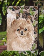 Load image into Gallery viewer, Pomeranian Pine Cones Garden Flag - Outdoor Decorative Yard Flag BB9600GF
