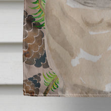 Load image into Gallery viewer, Fawn Pug Pine Cones Flag Canvas House Size BB9601CHF
