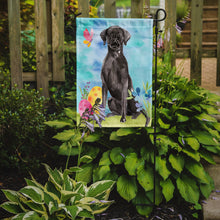 Load image into Gallery viewer, Black Labrador Easter Garden Flag - Outdoor Decorative Yard Flag BB9608GF