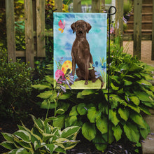 Load image into Gallery viewer, Chocolate Labrador Easter Garden Flag - Outdoor Decorative Yard Flag BB9610GF