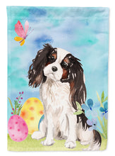 Load image into Gallery viewer, Tricolor Cavalier Spaniel Easter Flag Canvas House Size BB9612CHF