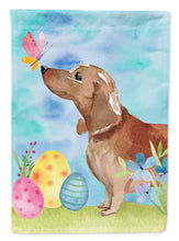Load image into Gallery viewer, Red Tan Dachshund Easter Garden Flag - Outdoor Decorative Yard Flag BB9616GF