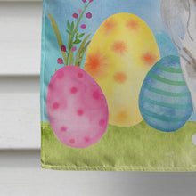 Load image into Gallery viewer, Black White French Bulldog Easter Flag Canvas House Size BB9617CHF