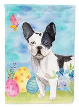 Load image into Gallery viewer, Black White French Bulldog Easter Garden Flag - Outdoor Decorative Yard Flag BB9617GF