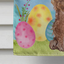 Load image into Gallery viewer, Brown Cockapoo Easter Flag Canvas House Size BB9619CHF