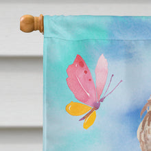 Load image into Gallery viewer, Champagne Cockapoo Easter Flag Canvas House Size BB9620CHF