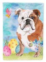 Load image into Gallery viewer, English Bulldog Easter Flag Canvas House Size BB9626CHF
