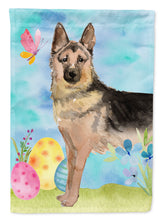 Load image into Gallery viewer, German Shepherd Easter Flag Canvas House Size BB9627CHF