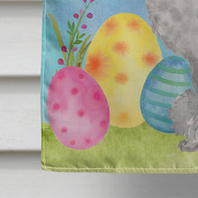 Load image into Gallery viewer, Grey Standard Poodle Easter Flag Canvas House Size BB9629CHF