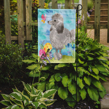 Load image into Gallery viewer, Grey Standard Poodle Easter Garden Flag - Outdoor Decorative Yard Flag BB9629GF