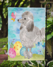 Load image into Gallery viewer, Grey Standard Poodle Easter Garden Flag - Outdoor Decorative Yard Flag BB9629GF
