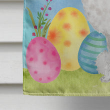 Load image into Gallery viewer, White Standard Poodle Easter Flag Canvas House Size BB9630CHF