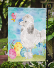 Load image into Gallery viewer, White Standard Poodle Easter Garden Flag - Outdoor Decorative Yard Flag BB9630GF