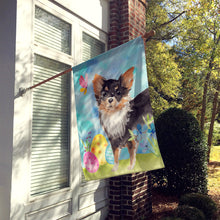 Load image into Gallery viewer, Long Haired Chihuahua Easter Flag Canvas House Size BB9633CHF