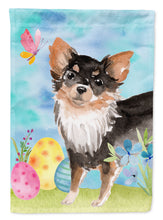 Load image into Gallery viewer, Long Haired Chihuahua Easter Flag Canvas House Size BB9633CHF