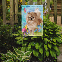 Load image into Gallery viewer, Pomeranian Easter Garden Flag - Outdoor Decorative Yard Flag BB9634GF