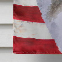 Load image into Gallery viewer, Alaskan Malamute Patriotic Flag Canvas House Size BB9638CHF