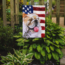 Load image into Gallery viewer, English Bulldog Patriotic Garden Flag - Outdoor Decorative Yard Flag BB9639GF